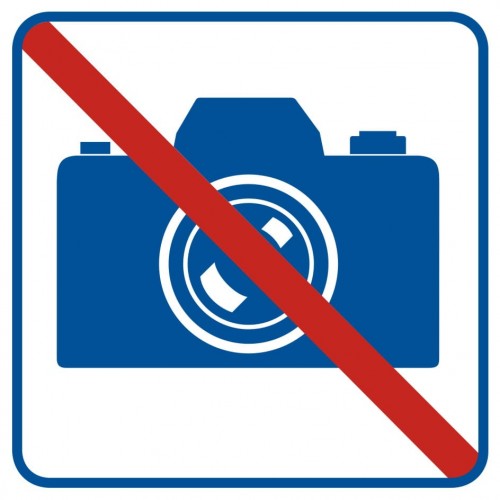 Piktogram - Zakaz fotografowania